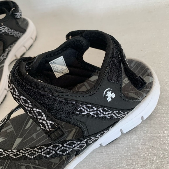 Kamik Tampa Black and White Strappy Comfort Sandals Woman’s 7 - Picture 4 of 10